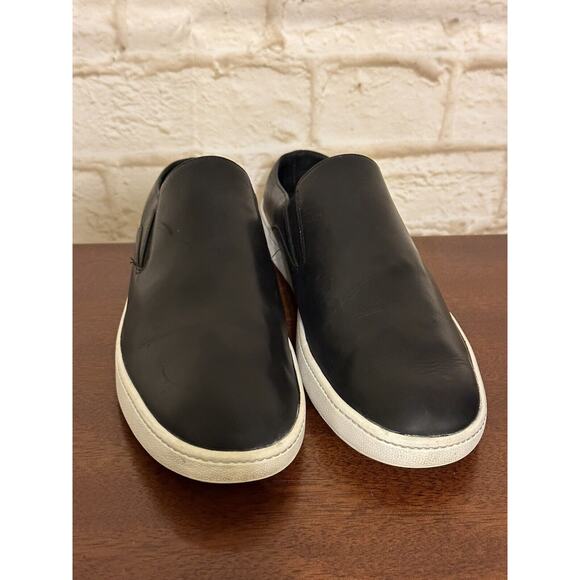 Vince Women's Black Leather Casual Slip-On Shoes Size 8M - Picture 16 of 16